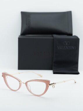 Valentino V-DAYDREAM VLX-123B Cat Eye Eyeglasses 51mm - Pink/Gold